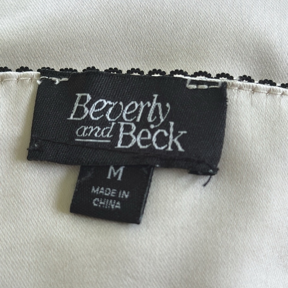 PacSun Beverly and Beck cream nude satin lace trim camisole top size medium - Picture 11 of 13